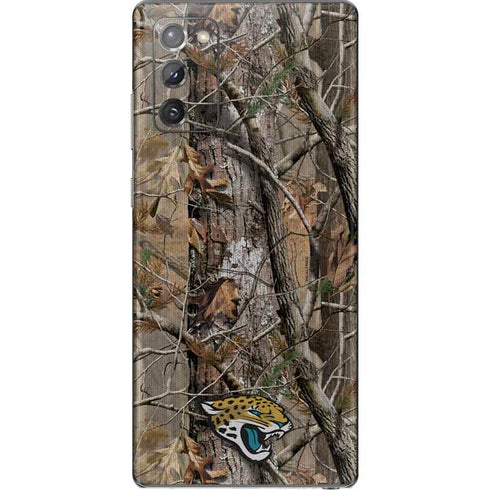 NFL Jacksonville Jaguars Realtree AP Camo Galaxy Note20 5G Skin